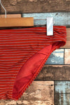 Bas de maillot de bain orange avec rayures (xl) seconde main Lolë