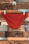 Bas de maillot de bain orange avec rayures (xl) seconde main Lolë