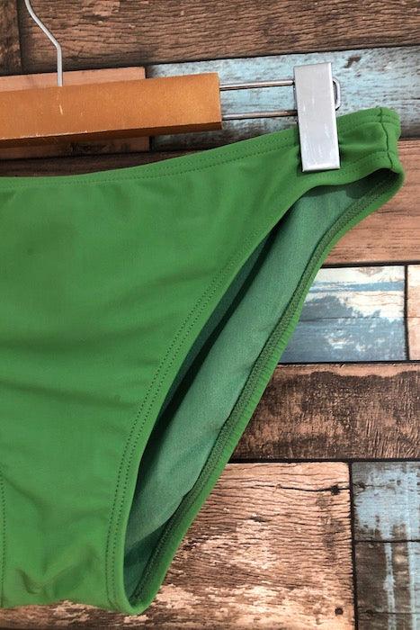 Bas de maillot de bain vert avec logo jaune (l) seconde main Lolë