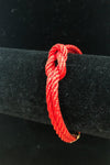 Bracelet rouge avec ancre or seconde main Autres