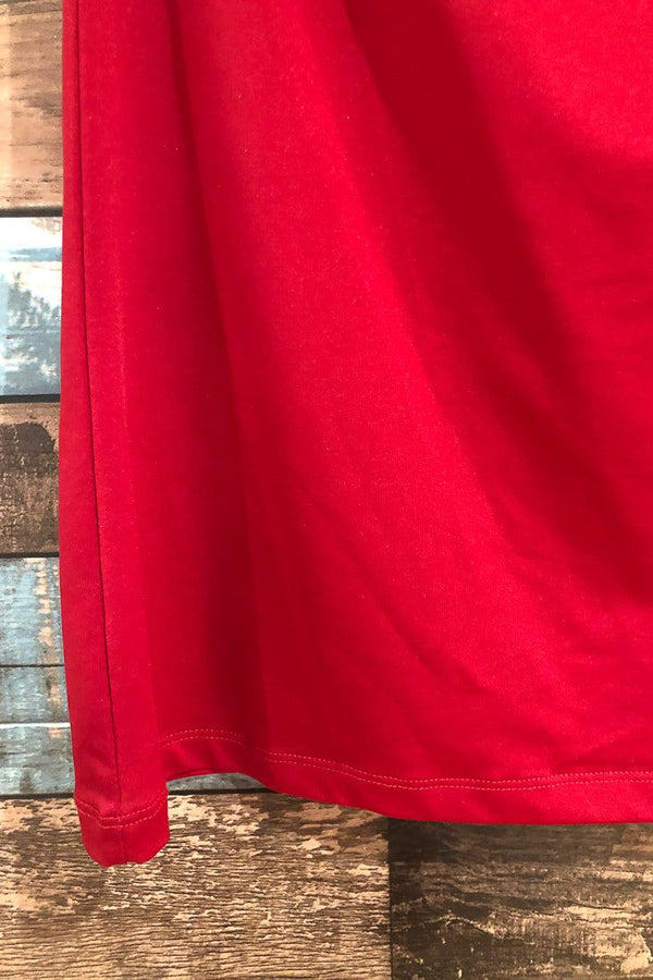 Camisole rouge avec col fluide (m) seconde main Grenier