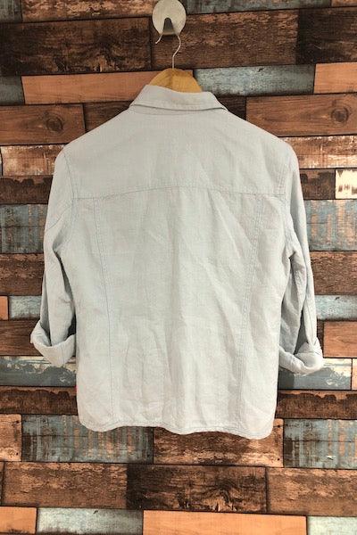 Chemise en lin bleu très pâle (xs) seconde main Jackpot