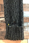 Foulard gris avec boutons seconde main Lolë