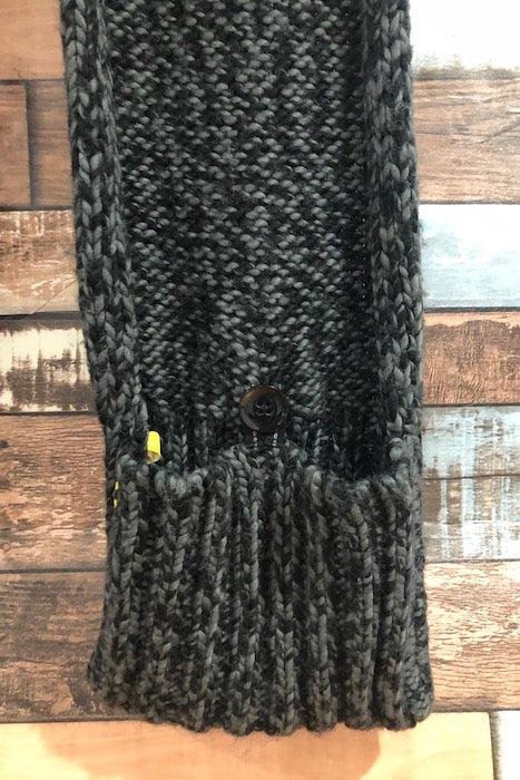 Foulard gris avec boutons seconde main Lolë