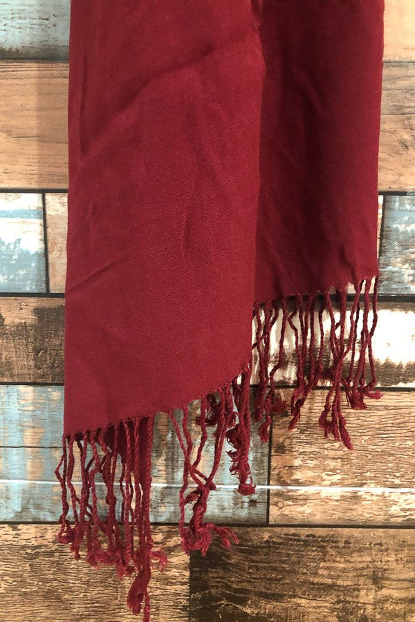 Foulard brun rouge seconde main Autres