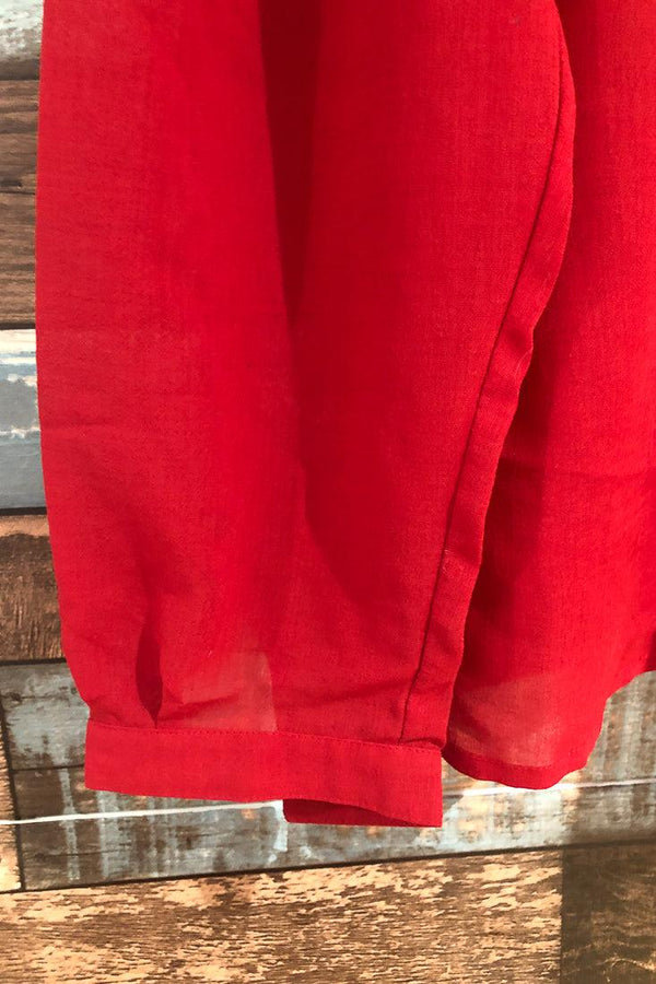 Haut fluide rouge (m) seconde main Autres