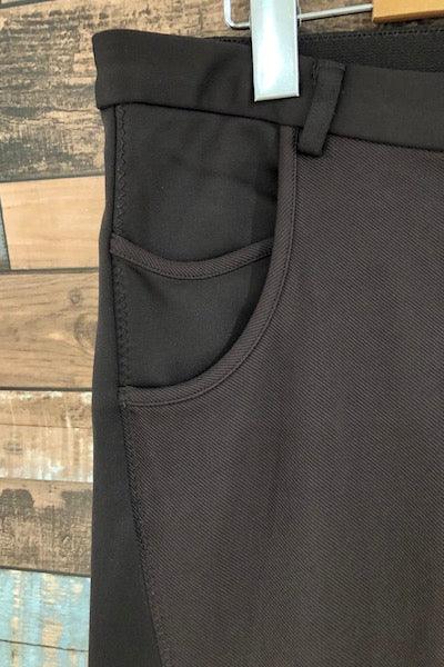 Jegging épais brun chocolat (l) seconde main InWear
