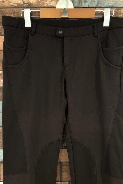 Jegging épais brun chocolat (l) seconde main InWear