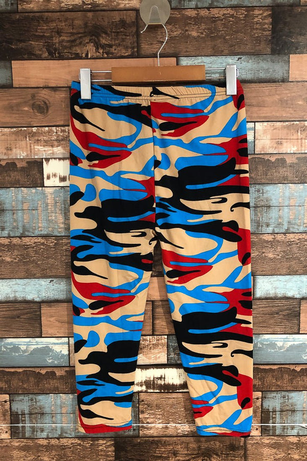 Legging 3/4 multicolore (s) seconde main Cherie Bliss