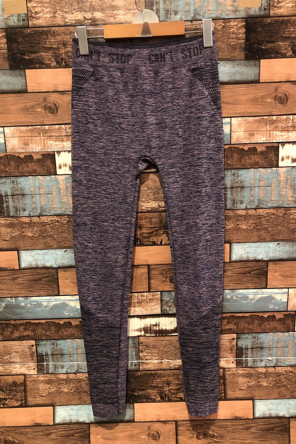 Legging mauve chamoiré (s) seconde main Autres