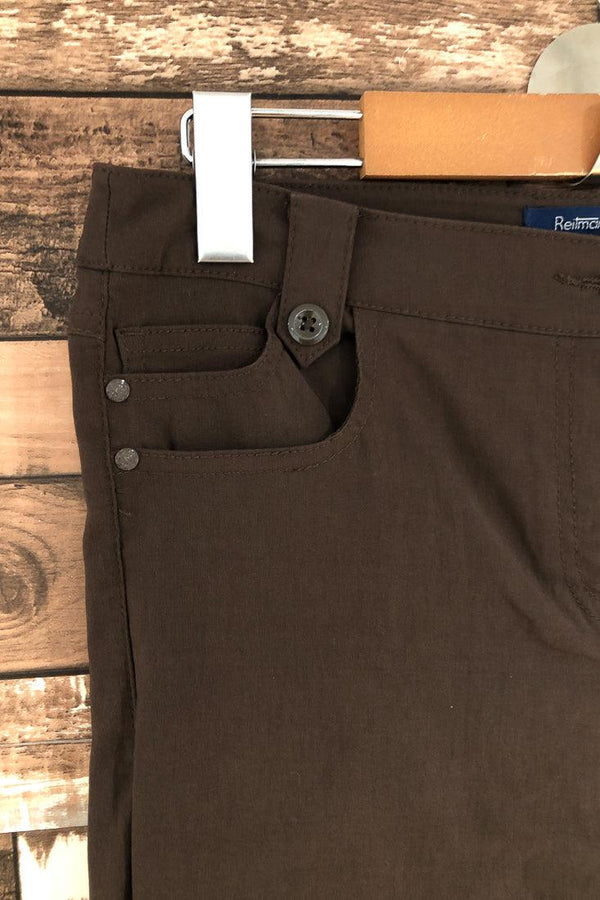 Pantalon 3/4 brun (m) seconde main Reitmans