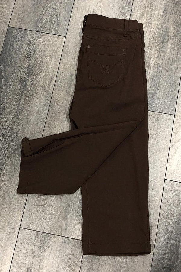 Pantalon 3/4 brun (m) seconde main Reitmans