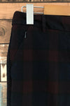 Pantalon à carreaux marine et prune (xs) seconde main Reitmans