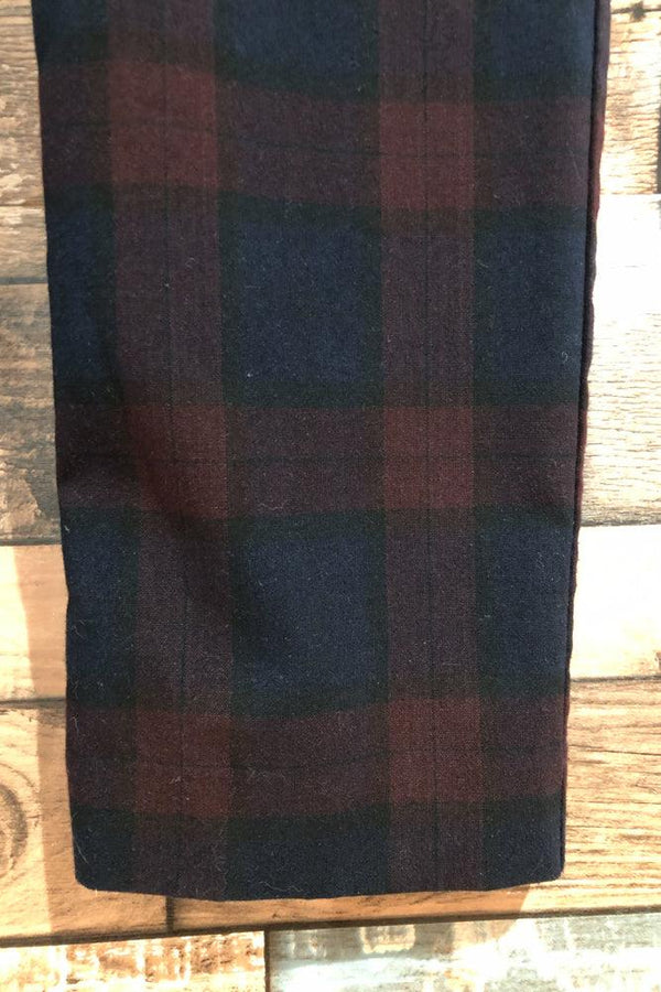 Pantalon à carreaux marine et prune (xs) seconde main Reitmans