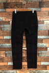 Pantalon à carreaux marine et prune (xs) seconde main Reitmans