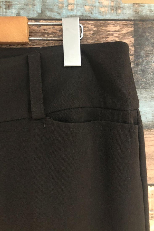 Pantalon brun jambe droite (l) seconde main Le Château