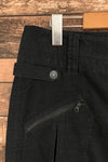 Pantalon court noir ample en corduroy (m) seconde main Jackpot
