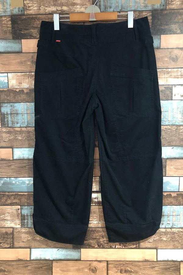 Pantalon court noir ample en corduroy (m) seconde main Jackpot