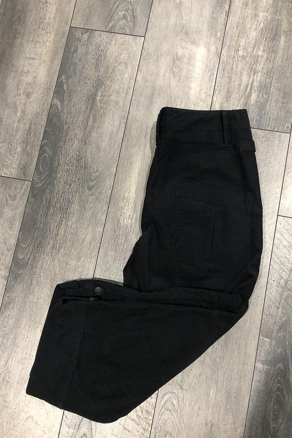 Pantalon court noir ample en corduroy (m) seconde main Jackpot