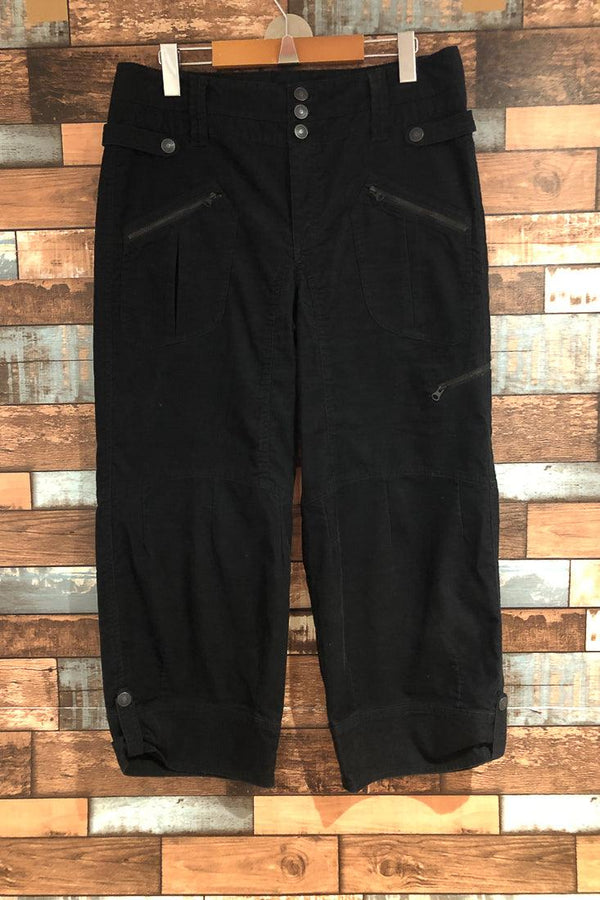 Pantalon court noir ample en corduroy (m) seconde main Jackpot
