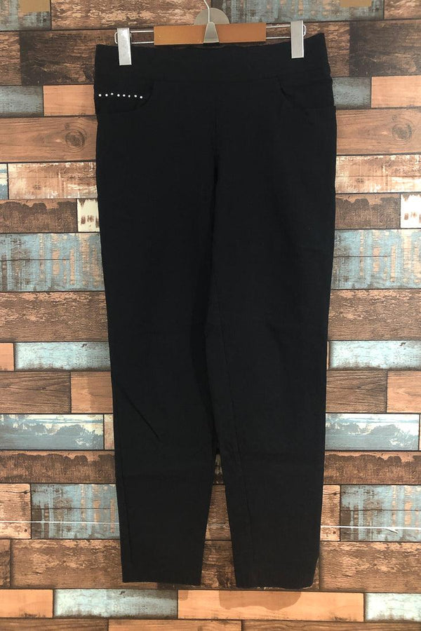 Pantalon extensible noir (s) seconde main Classic Editions