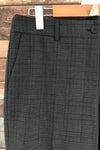 Pantalon gris à carreaux jambe droite (m) seconde main Hilary Radley