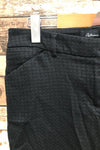 Pantalon noir avec petits motifs (m) seconde main Reitmans