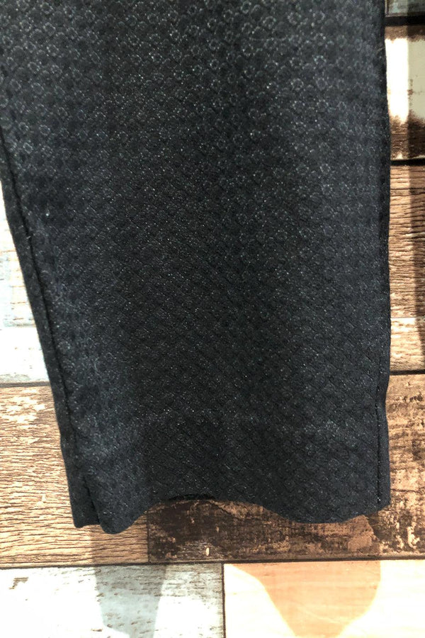Pantalon noir avec petits motifs (m) seconde main Reitmans