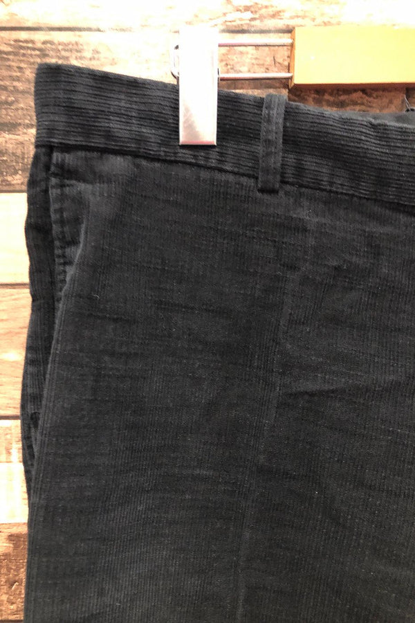 Pantalon noir en corduroy (xl) - Homme seconde main Simons