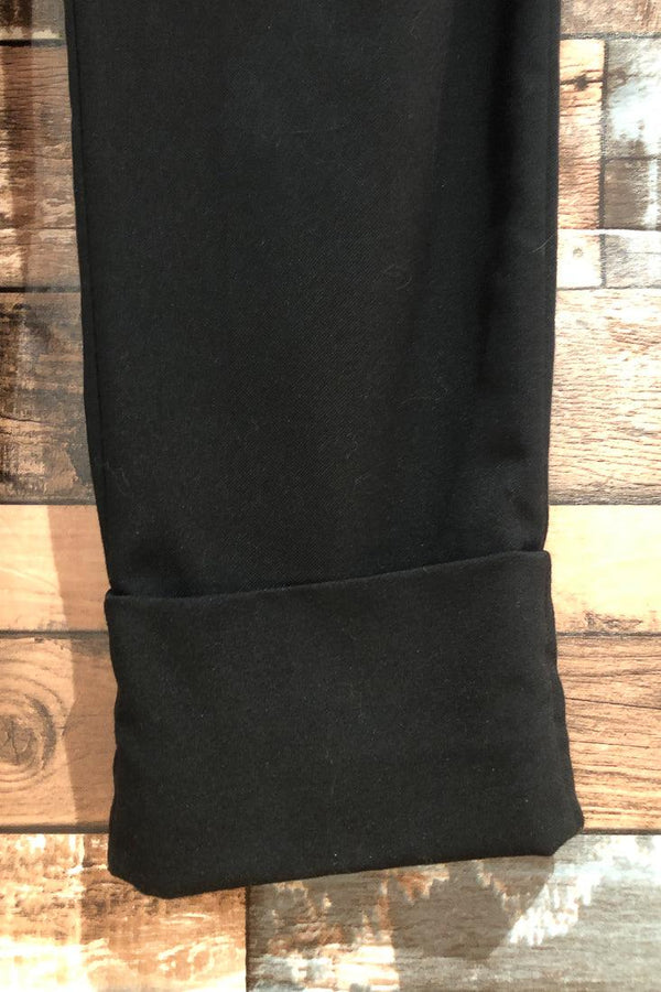 Pantalon noir jambe droite (m) seconde main S'nob de Noblesse