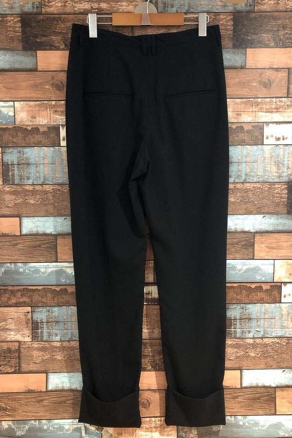 Pantalon noir jambe droite (m) seconde main S'nob de Noblesse