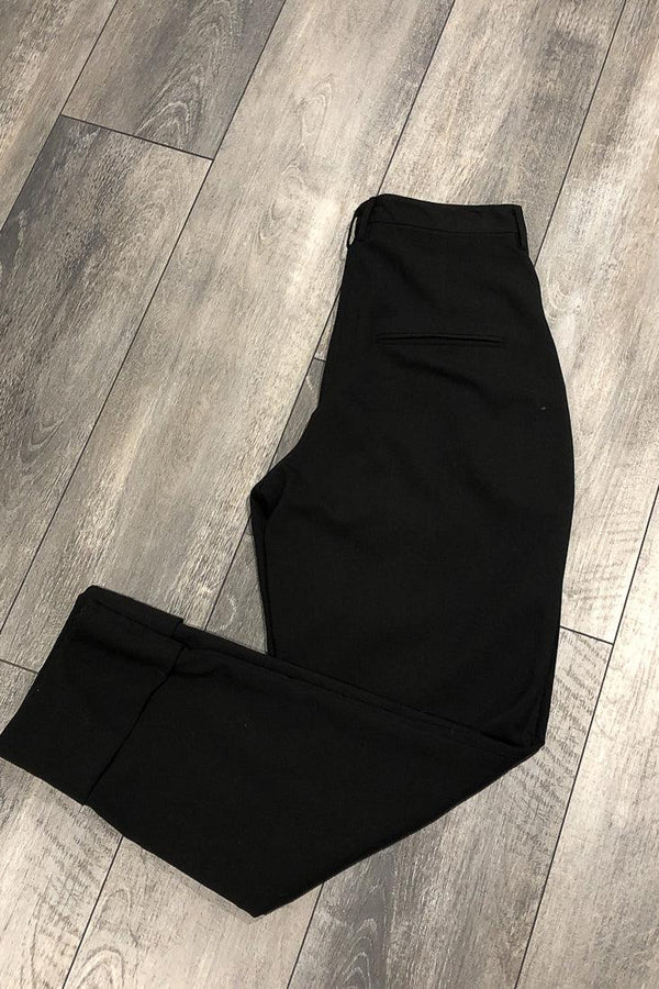 Pantalon noir jambe droite (m) seconde main S'nob de Noblesse