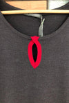 Robe grise avec visage (xl) seconde main Eric Alexandre