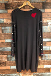Robe grise avec visage (xl) seconde main Eric Alexandre