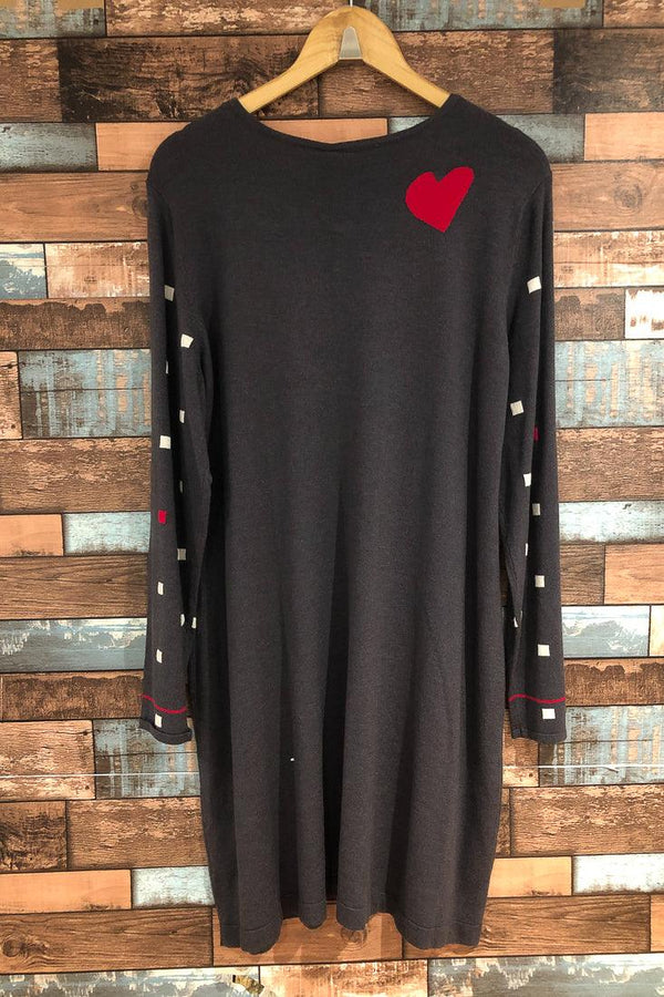 Robe grise avec visage (xl) seconde main Eric Alexandre