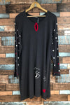 Robe grise avec visage (xl) seconde main Eric Alexandre
