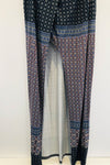 Robe maxi bleue et mauve avec motifs (l) seconde main Fay With Love