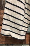Robe rayée marine et blanc (m) seconde main Paraphrase