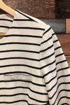 Robe rayée marine et blanc (m) seconde main Paraphrase