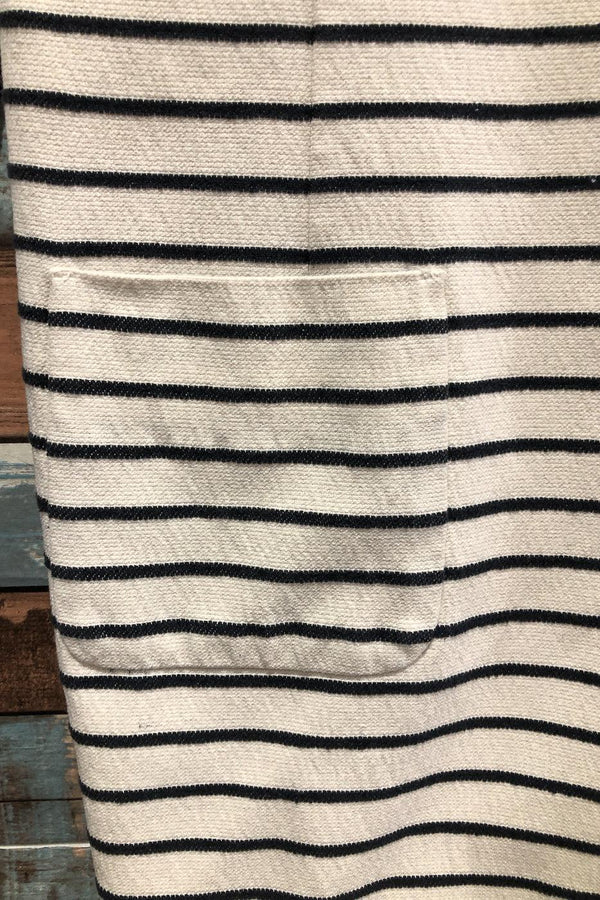 Robe rayée marine et blanc (m) seconde main Paraphrase