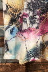 T-shirt blanc fleuri (m/l) seconde main Besca