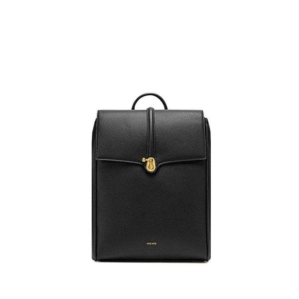 Sac à dos végétalien recyclé Lock noir-Pixie Mood-La Penderie du Paradis 🕊