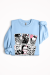 Chandail crewneck cartes films d'horreur -- La Penderie du Paradis ?