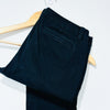 Black straight leg pants with zip(s)