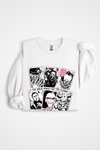 Chandail crewneck cartes films d'horreur -- La Penderie du Paradis ?