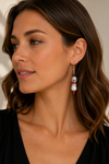 Boucles d’oreilles pendantes rouges et blanches seconde main - Autres- La Penderie du Paradis