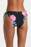 Bas de maillot de bain noir fleuri* seconde main - Sunshine 79- La Penderie du Paradis