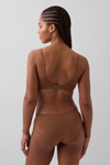 Soutien-gorge t-shirt brun seconde main - GAP- La Penderie du Paradis