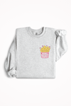 ''Fries Before Guys'' crewneck sweater