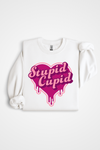 Chandail crewneck ''Stupid Cupid''-La Penderie du Paradis-La Penderie du Paradis 🕊